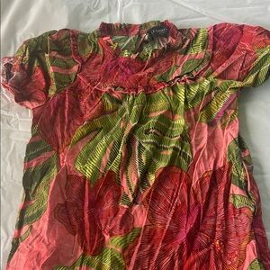 Tropical Floral Kids Dress